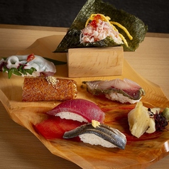 寿司六種盛り合わせ