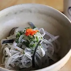 ふぐ皮の湯引き