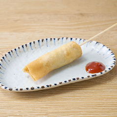 春巻きの皮で巻いちゃったソーセージ(1本)