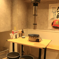 ご家族・ご友人とのお食事に！ロースター設置済みのゆったりとしたテーブル席です。