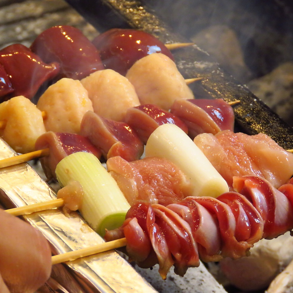 焼鳥は鳥取県大山鶏を使用☆
