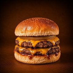 【肉汁溢れる濃厚な旨味】ダブルチーズバーガー◆1500円(税込)の写真