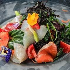 鮮魚のカルパッチョサラダ