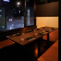 心安らぐ和みの空間！2名様の少人数から個室でご案内OK