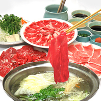 厳選した牛肉を存分に味わう♪しゃぶしゃぶやすき焼き◎