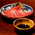 料理メニュー写真&nbsp;黒毛和牛刺し