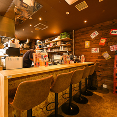 お一人様でもお気軽にご来店いただける様、カウンター席を5席ご用意いたしております。普段使いの居酒屋として最適です。