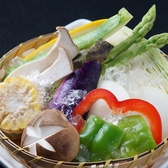 新鮮な季節のお野菜もご堪能頂けます！