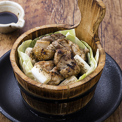 【名物】大山どり 桶焼き ぼんじり／大山どり 桶焼き レバー