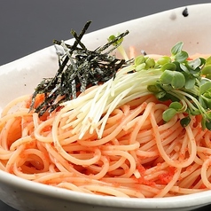ぶあいそのトマトパスタ/めんたい和風パスタ
