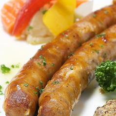 自家製ガーリックソーセージ