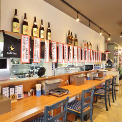 【カウンター席】仲良しの同僚や恋人と焼肉♪2人で使えるカウンター席です!