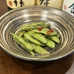 枝豆のペペロンチーノ