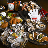 焼き牡蠣食べ放題コース120分4,950円で贅沢に満喫