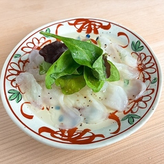 水タコとクラゲのカルッパッチョ