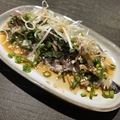 料理メニュー写真&nbsp;炙り〆鯖薬味まみれ