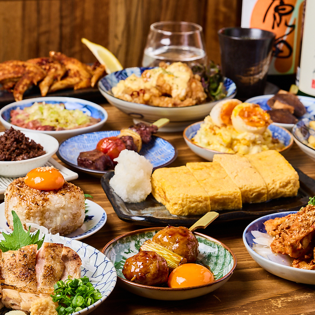 ★2025年6月9日OPEN★絶品焼き鳥と地元の野菜を使った料理たちが楽しめる飲み放題付きコース2980円～