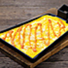 鉄板もちポテ玉子