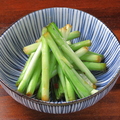 料理メニュー写真&nbsp;茎ニラ醤油漬け