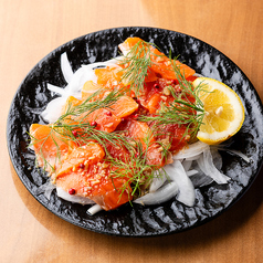 サーモンカルパッチョ（通常or炙り）