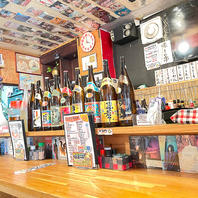 【お一人様も大歓迎◎】カウンター席の心地よい距離感