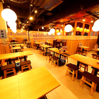 京橋駅近◎　広々としたお席でお楽しみください♪