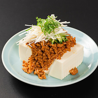 逸品料理コンテスト【金賞】受賞の肉味噌豆腐！