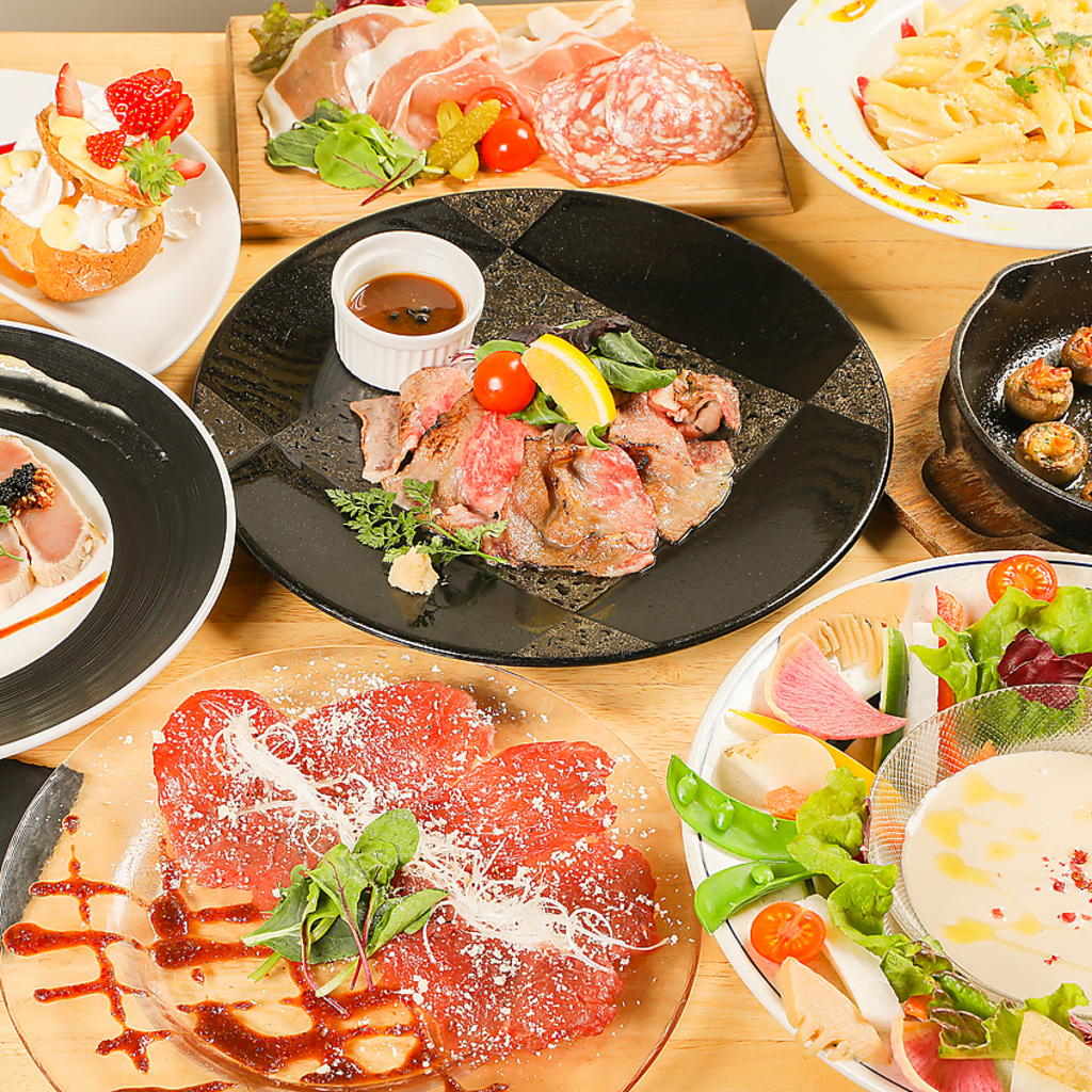 SNS映えも◎な【お洒落×美味しい】飲み放題付きコースは4000円からご用意♪