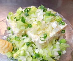 ねぎドカ冷奴