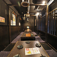 プチ飲み会から大人数宴会まで！様々な席種をご用意◎