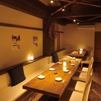 【歓送迎会】『屋根裏部屋』は貸切可。個室に早変わり