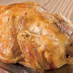 名物の鳥の丸焼き