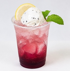 ［夏季限定］カシスソーダ × キャビアアイス（ノンアルコール）