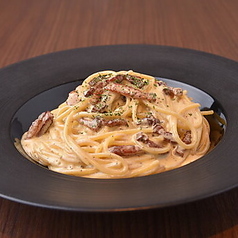 熟成パンチェッタのカルボナーラ