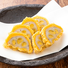 揚げたて辛子蓮根