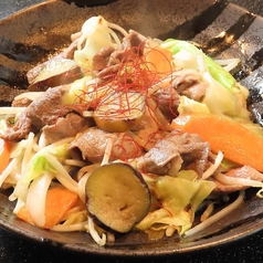 イノシシの野菜炒め