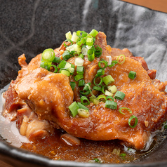 自慢の鶏もも煮込み