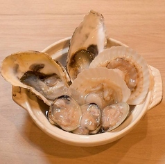 貝の蒸し風呂