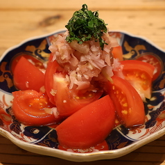 冷やしトマト 香味野菜でさっぱりと