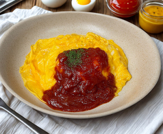 オムライス(ケチャップ）