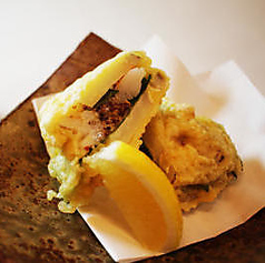 エビと蓮根の挟み揚げ