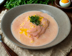 オムライス(明太クリームソース)