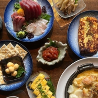 旬の食材を使用したこだわりの逸品をお楽しみください！