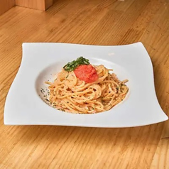 濃厚明太子と大葉のパスタ