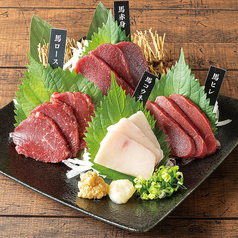 馬刺し4種盛合せ