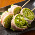 料理メニュー写真&nbsp;【野菜巻き串】レタス巻き串/万ネギ巻き串/しそ巻き串/にらチーズ巻き串