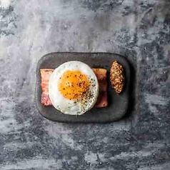 厚切りベーコンエッグ