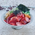 料理メニュー写真&nbsp;本マグロ×国産ウニ（海鮮丼）