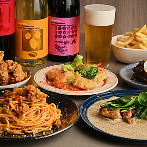 三田駅直結の田町タワー地下1階の洋風大衆バル！お一人様でちょいと1杯、0次～2次会◎