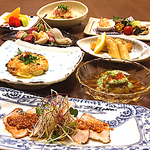 自慢の串揚げ付きコースも充実！